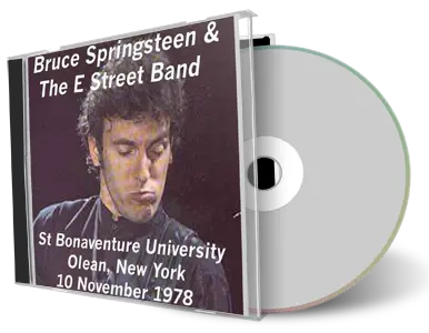 Artwork Cover of Bruce Springsteen 1978-11-10 CD Olean Audience