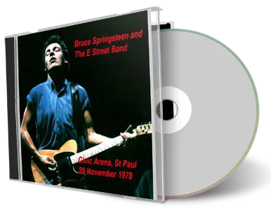 Artwork Cover of Bruce Springsteen 1978-11-29 CD St Paul Audience