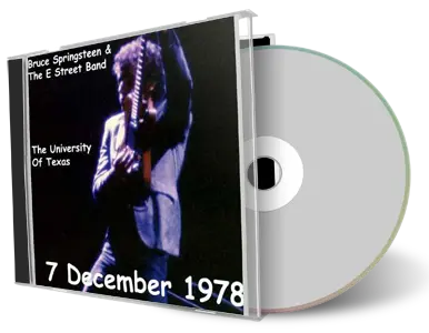 Artwork Cover of Bruce Springsteen 1978-12-07 CD Austin Audience