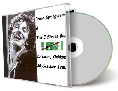 Artwork Cover of Bruce Springsteen 1980-10-28 CD Oakland Audience