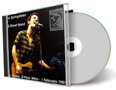 Artwork Cover of Bruce Springsteen 1981-02-01 CD Saint Paul Audience