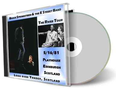 Artwork Cover of Bruce Springsteen 1981-05-16 CD Edinburgh Audience