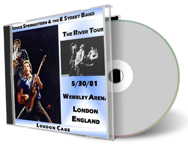 Artwork Cover of Bruce Springsteen 1981-05-30 CD London Audience