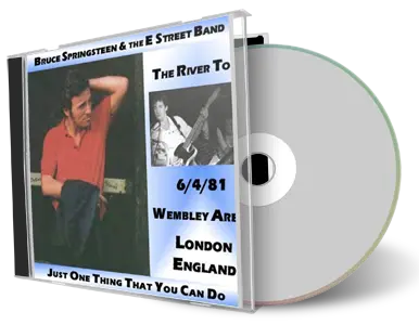 Artwork Cover of Bruce Springsteen 1981-06-04 CD London Audience