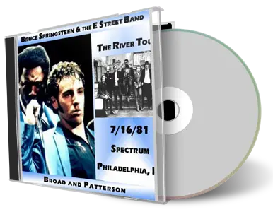 Artwork Cover of Bruce Springsteen 1981-07-16 CD Philadelphia Audience