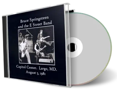 Artwork Cover of Bruce Springsteen 1981-08-05 CD Landover Audience