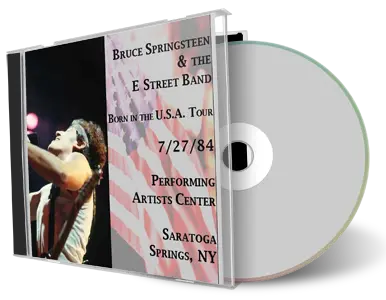 Artwork Cover of Bruce Springsteen 1984-07-27 CD Saratoga Audience