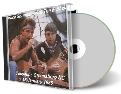 Artwork Cover of Bruce Springsteen 1985-01-18 CD Greensboro Audience