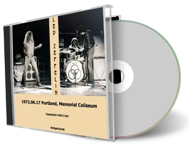 Artwork Cover of Led Zeppelin 1972-06-17 CD Portland Audience