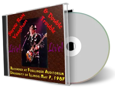Artwork Cover of Stevie Ray Vaughan 1987-05-07 CD Champaign Audience