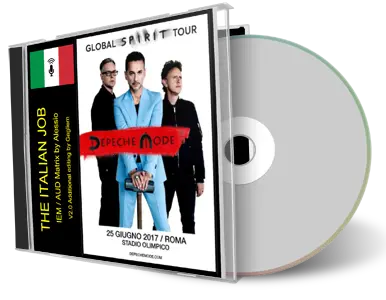 Artwork Cover of Depeche Mode 2017-06-25 CD Rome Soundboard