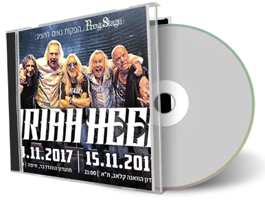 Artwork Cover of Uriah Heep 2017-11-14 CD Haifa Soundboard