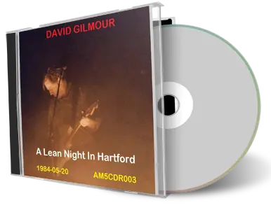 Artwork Cover of David Gilmour 1984-05-20 CD Hartford Audience