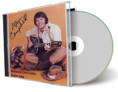 Artwork Cover of Glen Campbell Compilation CD Baltimore 1969 Audience