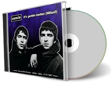 Artwork Cover of Oasis 1997-11-17 CD Milan Audience