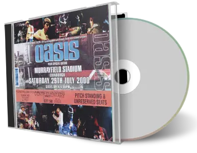 Artwork Cover of Oasis 2000-06-29 CD Edinburgh Audience