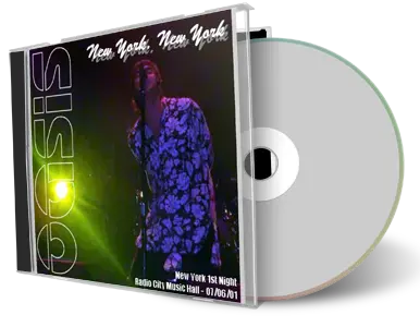 Artwork Cover of Oasis 2001-06-07 CD New York City Audience
