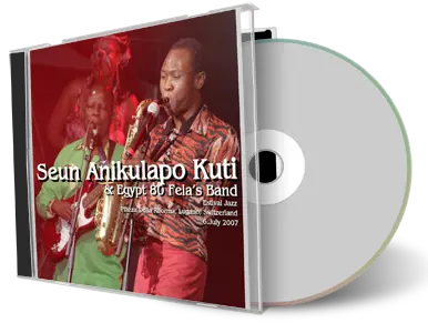 Artwork Cover of Seun Anikulapo Kuti and Egypt 80 2007-07-06 CD Lugano Soundboard