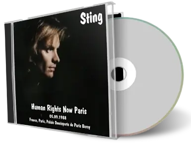 Artwork Cover of Sting 1988-09-05 CD Paris Audience