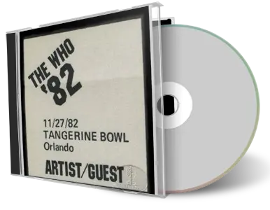 Artwork Cover of The Who 1982-11-27 CD Orlando Audience