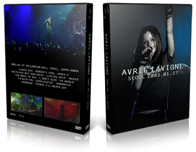 Artwork Cover of Avril Lavigne 2003-01-27 DVD Seoul Proshot