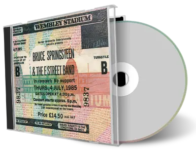 Artwork Cover of Bruce Springsteen 1985-07-04 CD London Audience