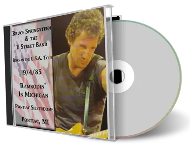 Artwork Cover of Bruce Springsteen 1985-09-04 CD Pontiac Audience