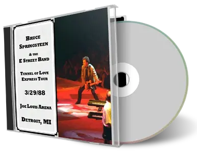 Artwork Cover of Bruce Springsteen 1988-03-29 CD Detroit Audience