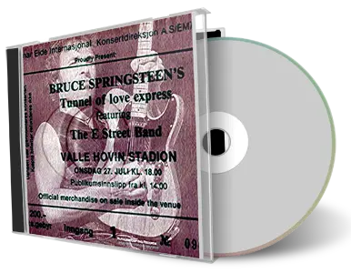 Artwork Cover of Bruce Springsteen 1988-07-27 CD Oslo Audience