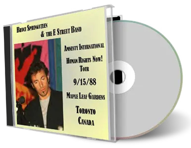 Artwork Cover of Bruce Springsteen 1988-09-15 CD Toronto Audience
