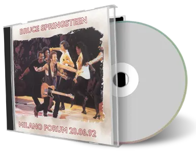 Artwork Cover of Bruce Springsteen 1992-06-20 CD Milan Audience