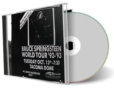 Artwork Cover of Bruce Springsteen 1992-10-13 CD Tacoma Audience