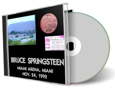 Artwork Cover of Bruce Springsteen 1992-11-24 CD Miami Audience