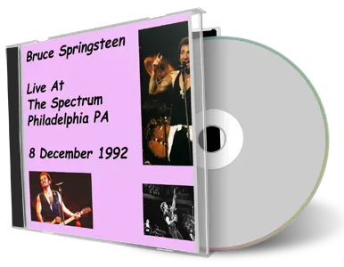 Artwork Cover of Bruce Springsteen 1992-12-08 CD Philadelphia Audience