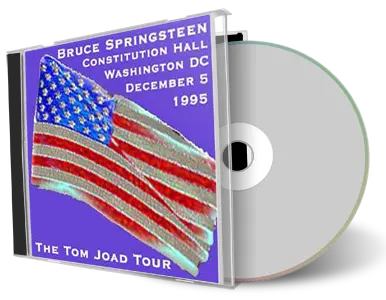 Artwork Cover of Bruce Springsteen 1995-12-05 CD Washington Audience