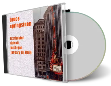 Artwork Cover of Bruce Springsteen 1996-01-10 CD Detroit Audience