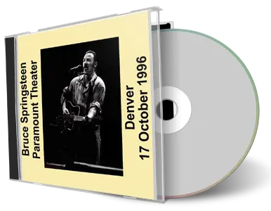 Artwork Cover of Bruce Springsteen 1996-10-17 CD Denver Audience
