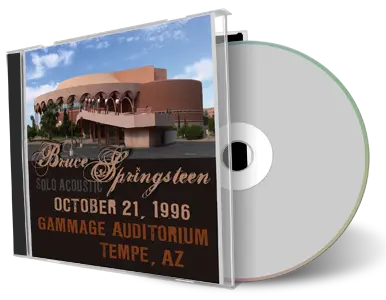 Artwork Cover of Bruce Springsteen 1996-10-21 CD Tempe Audience