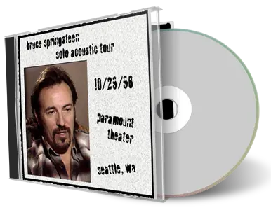 Artwork Cover of Bruce Springsteen 1996-10-29 CD Seattle Audience