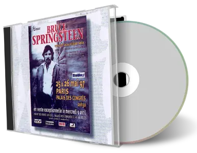 Artwork Cover of Bruce Springsteen 1997-05-26 CD Paris Audience