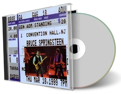Artwork Cover of Bruce Springsteen 1999-03-18 CD Asbury Park Audience