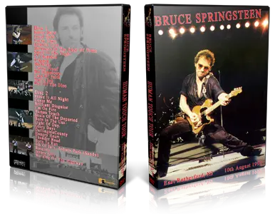 Artwork Cover of Bruce Springsteen 1992-08-10 DVD East Rutherford Audience