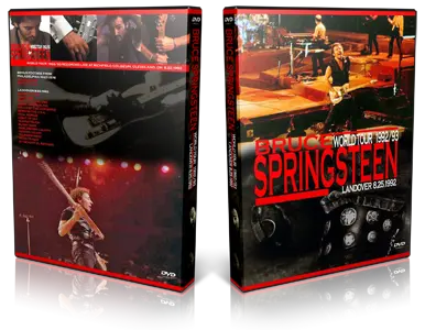 Artwork Cover of Bruce Springsteen 1992-08-25 DVD Largo Audience