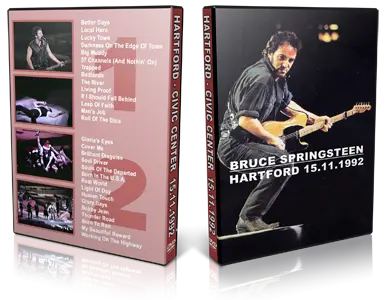 Artwork Cover of Bruce Springsteen 1992-11-15 DVD Hartford Audience