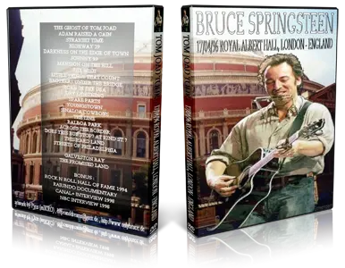 Artwork Cover of Bruce Springsteen 1996-04-17 DVD London Audience