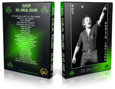 Artwork Cover of Bruce Springsteen 1999-05-25 DVD Dublin Audience