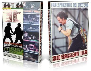 Artwork Cover of Bruce Springsteen 1999-06-11 DVD Genoa Audience