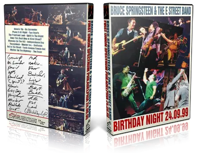 Artwork Cover of Bruce Springsteen 1999-09-24 DVD Philadelphia Audience