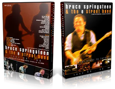 Artwork Cover of Bruce Springsteen 2000-05-03 DVD Toronto Audience