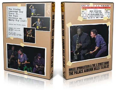 Artwork Cover of Bruce Springsteen 2002-08-15 DVD Detroit Audience